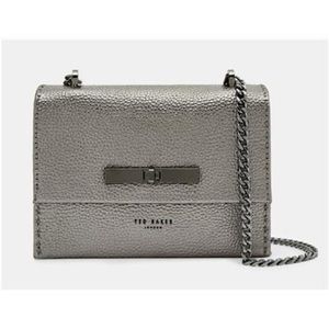 TED BAKER Juliah Gunmetal Crossbody